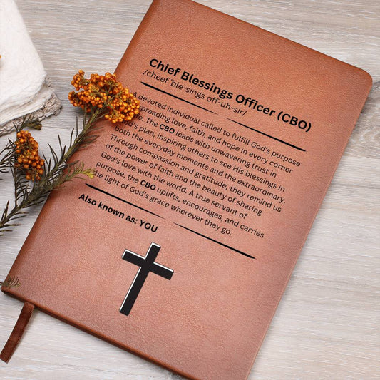 Chief Blessings Officer Journal – Faith-Inspired Gift for Spiritual Leaders and Believers