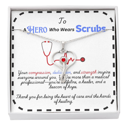 Heartbeat of Care Necklace for Medical Professionals